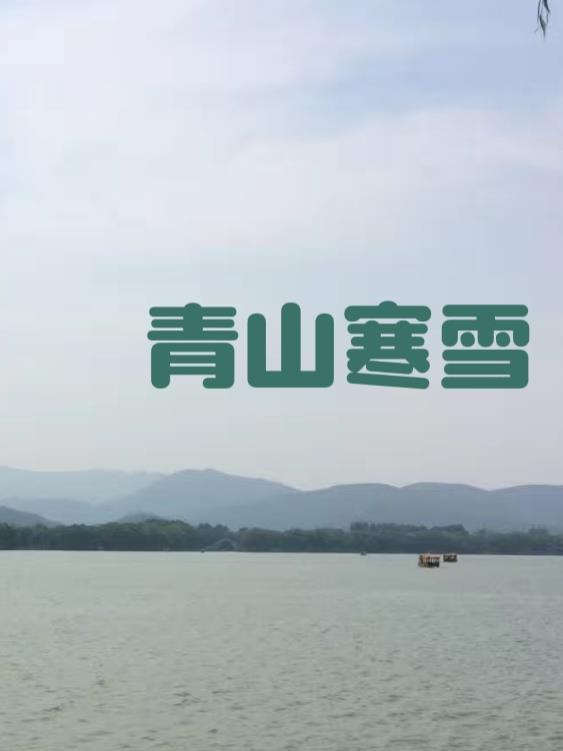 青山卧雪